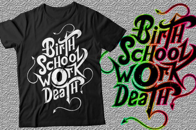 Gig Preview - Do t shirt illustration and clothing brand graphic design