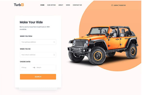 Gig Preview - Create a car rental wordpress website