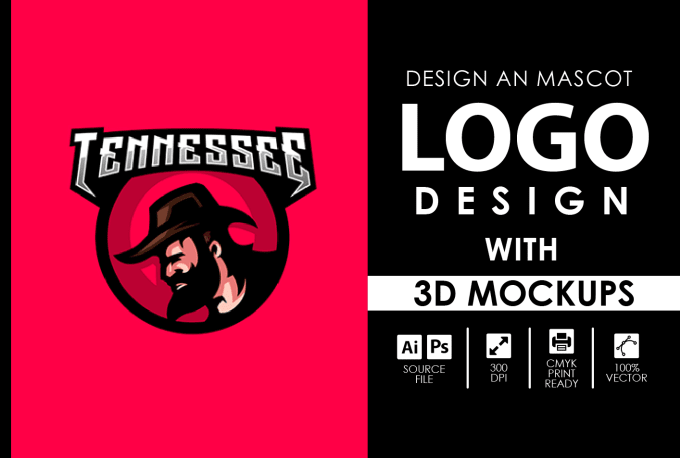 Gig Preview - Design mascot logo for you