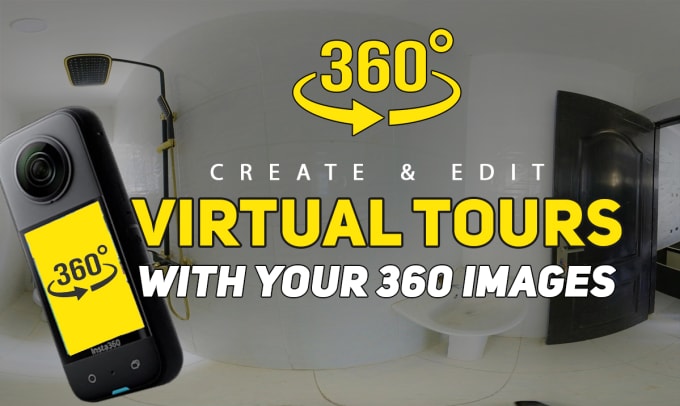 Gig Preview - Enhance and make 360 images virtual tours