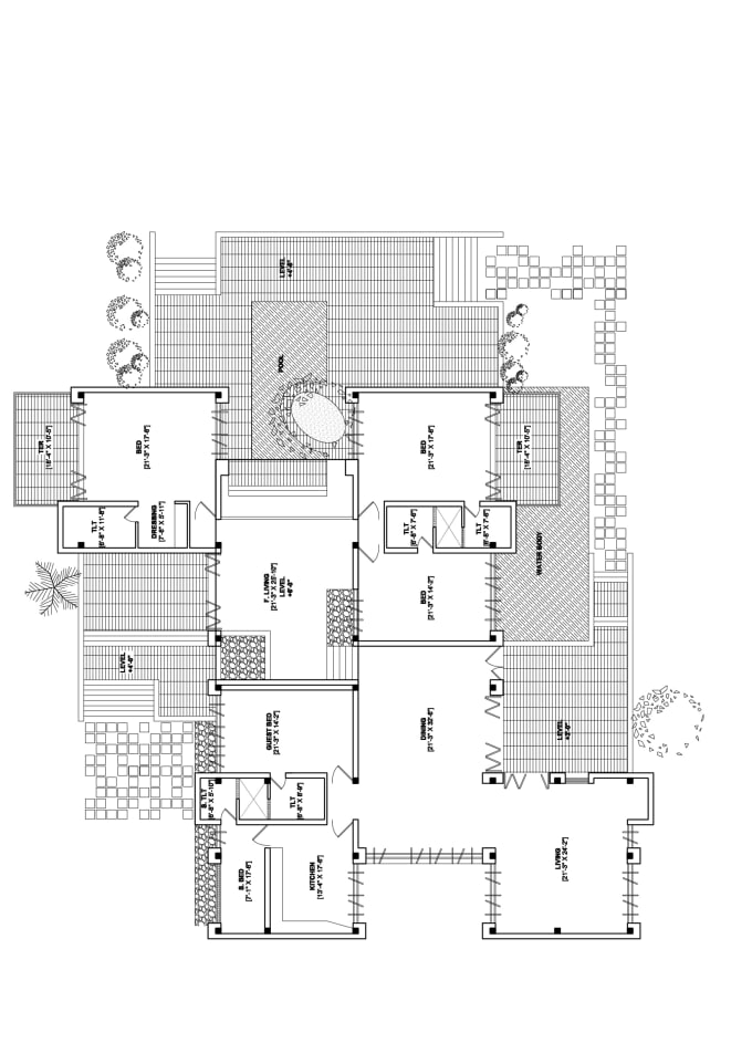 Gig Preview - Do architectural 2d plan from hand sketch or PDF or jpeg