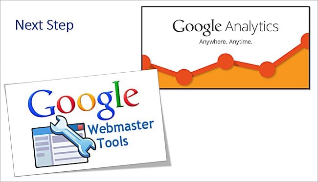 Gig Preview - Setup webmaster and google analytics