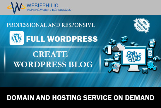 Gig Preview - Create an SEO optimized professional wordpress blog design