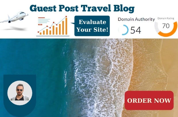 Gig Preview - Publish a guest post on travel blog, da54 pa52