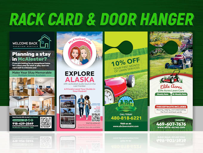 Bestseller - design fantastic rack card or door hanger in 6hours