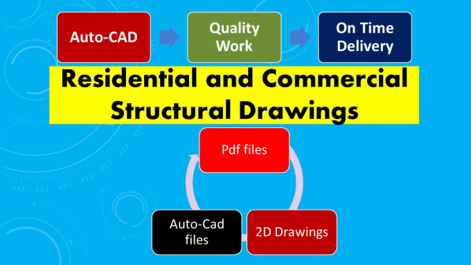 Gig Preview - Draw an accurate 2d drawings of houses and complex buildings in autocad