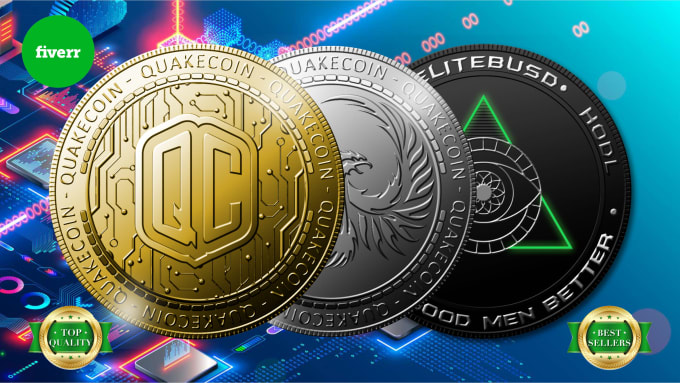 Gig Preview - Do 3d crypto logo and token in gold, silver or bronze