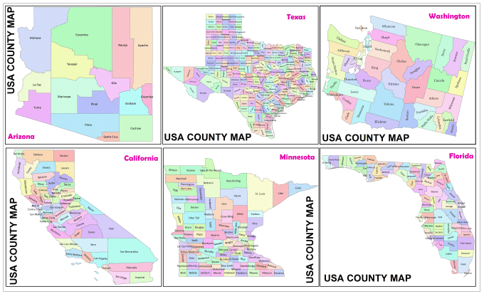 Gig Preview - Draw county map or small area map