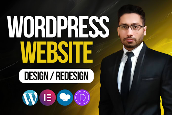 Gig Preview - Design a professional wordpress website or web design