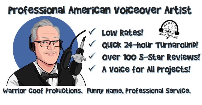 Bestseller - provide a deep professional voice over