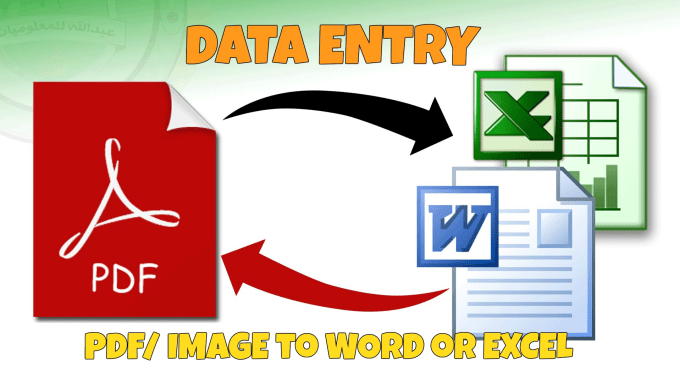 Gig Preview - Do date entry, convert PDF to word, excel or google sheet