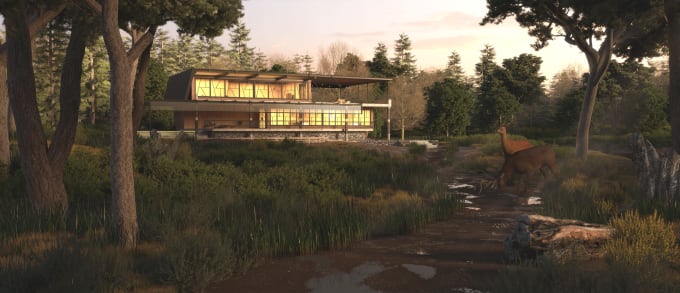 Gig Preview - Make exterior rendering with vray for sketchup