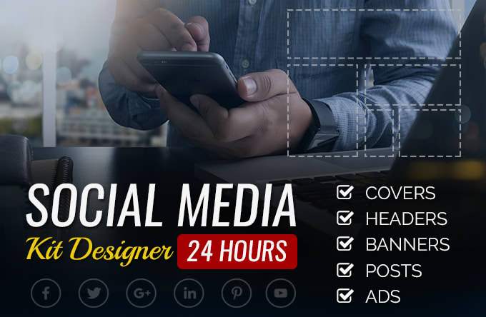 Gig Preview - Design social media kit in 24 hours