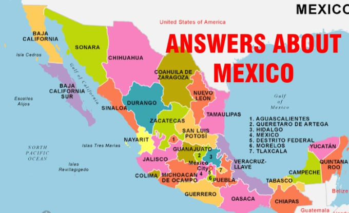 Gig Preview - Answer some questions about mexico