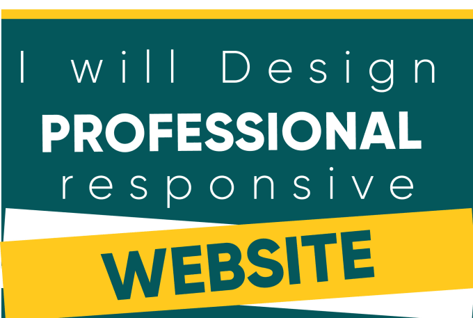 Gig Preview - Design a professional responsive website for you