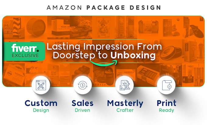 Gig Preview - Design premium amazon product package