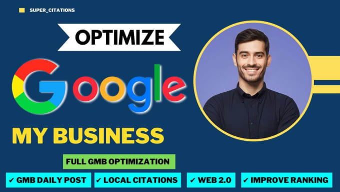 Gig Preview - Optimize google my business for local seo gmb ranking