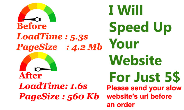 Gig Preview - Speed up your website, wordpress website speed optimization