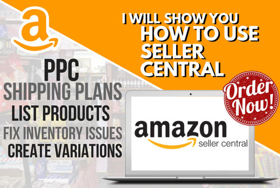 Gig Preview - Show you how to use amazon fba seller central