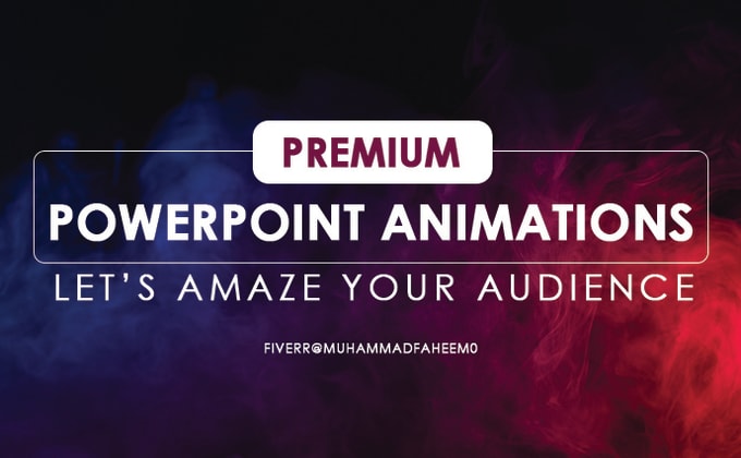 Gig Preview - Add animations to powerpoint presentation