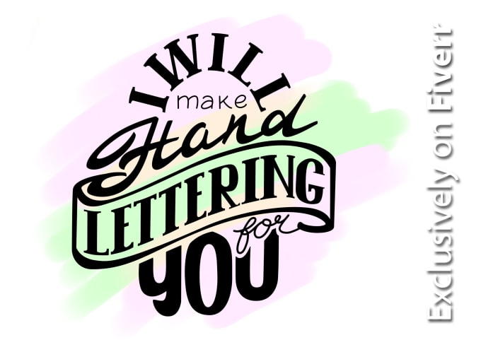 Gig Preview - Make hand lettering for you