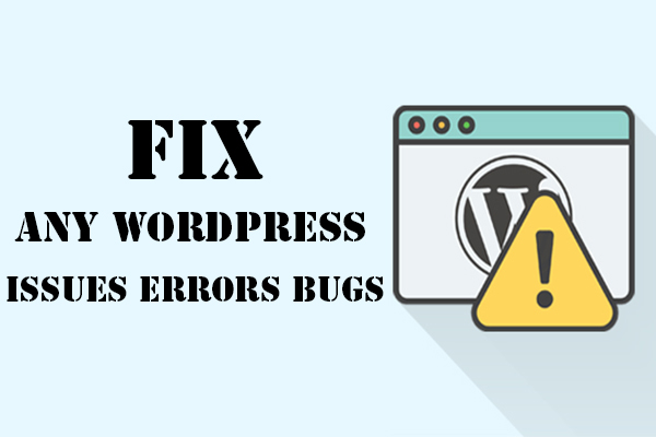 Gig Preview - Fix wordpress issues wordpress problems with in 12 hours