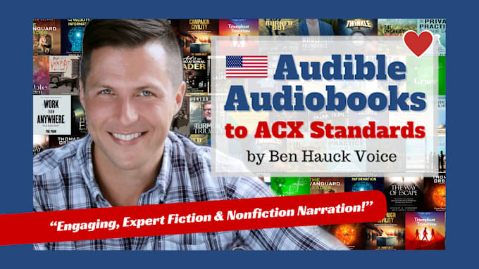 Gig Preview - Narrate your audible audiobook to acx standards