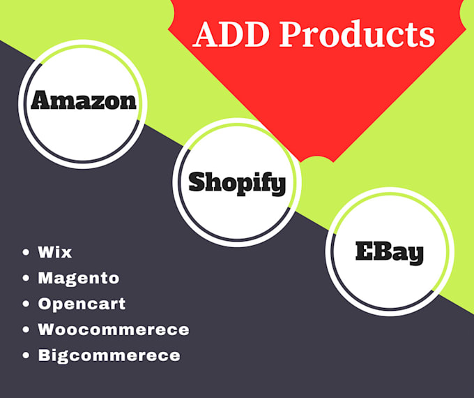 Gig Preview - Add products to your ecommerce store