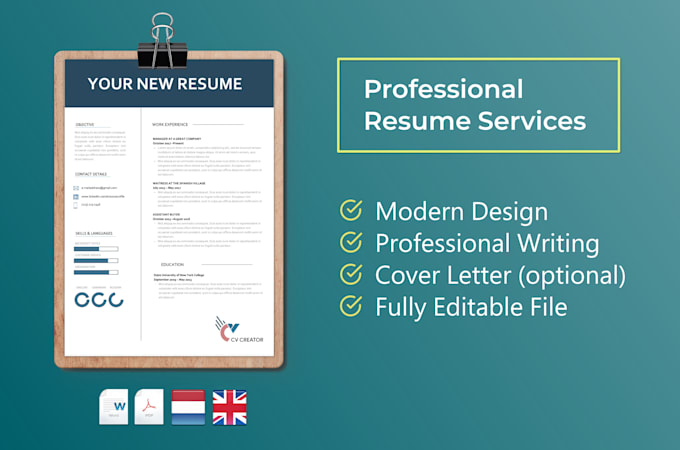 Gig Preview - Offer professional resume writing services