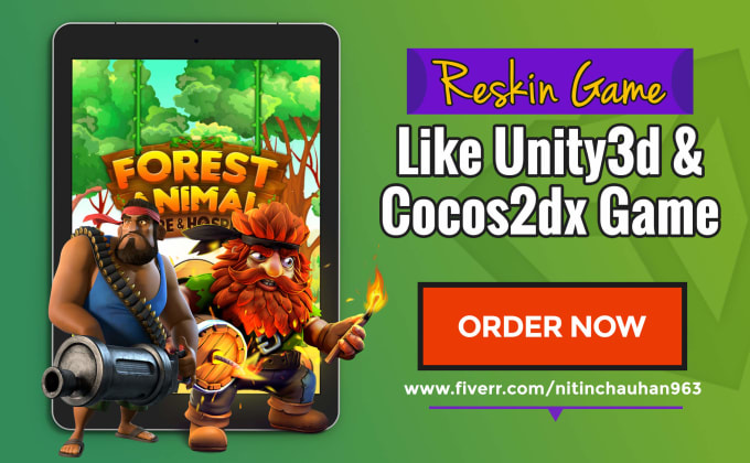 Gig Preview - Reskin game like unity3d and cocos2dx game