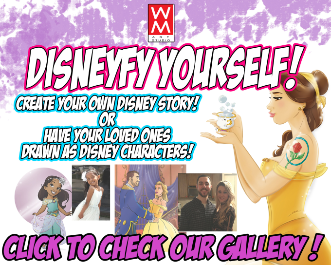 Gig Preview - Draw anyone as a disney character