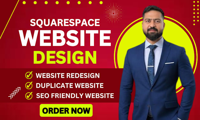 Gig Preview - Design squarespace website or redesign squarespace website