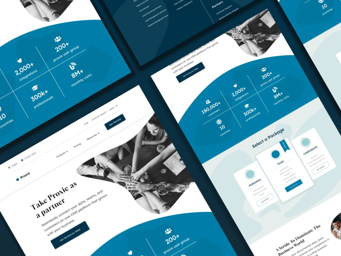 Gig Preview - Design awesome and modern UI UX webpage or landing page