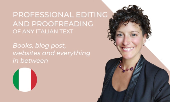 Gig Preview - Provide proofreading and editing of your italian text