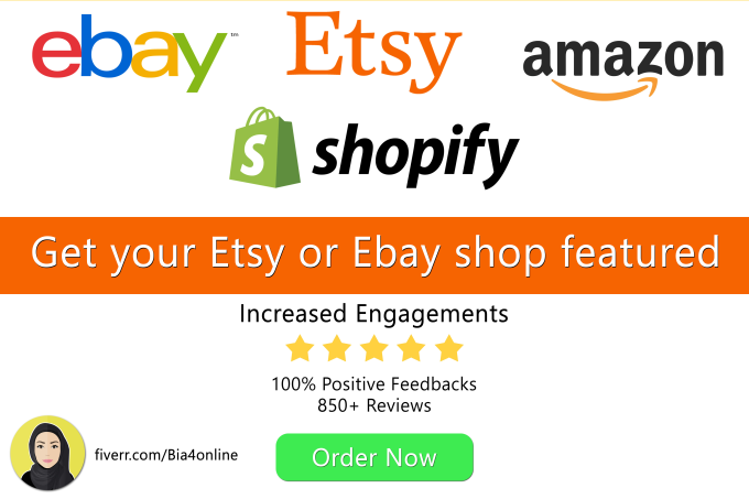 Gig Preview - Promote your etsy or ebay store products on my blog