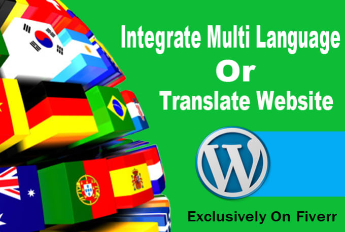 Gig Preview - Integrate multilingual or translate wordpress website