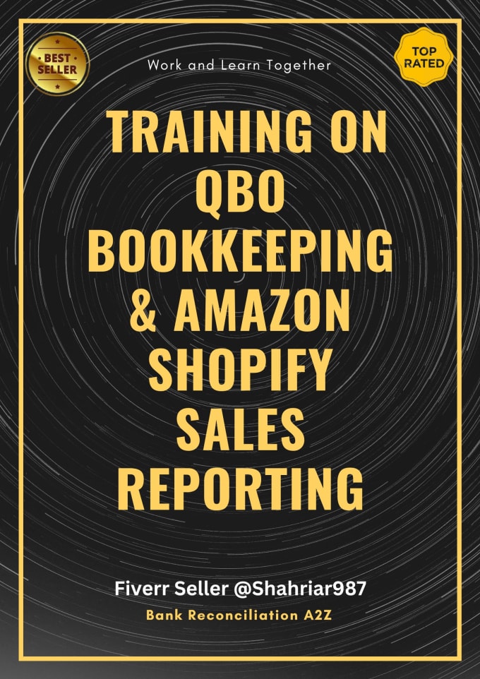 Gig Preview - Train qbo bookkeeping and amazon shopify sales reporting