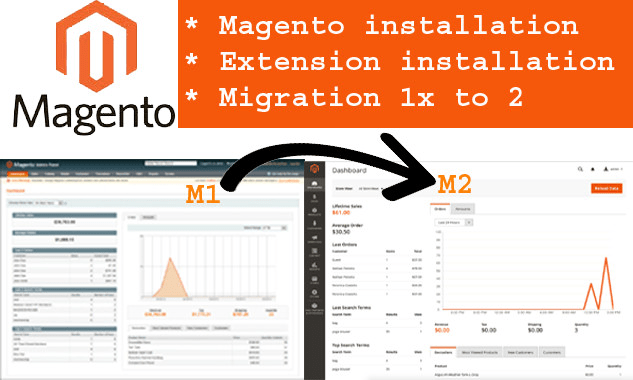 Gig Preview - Install,migrate magento 1 to 2