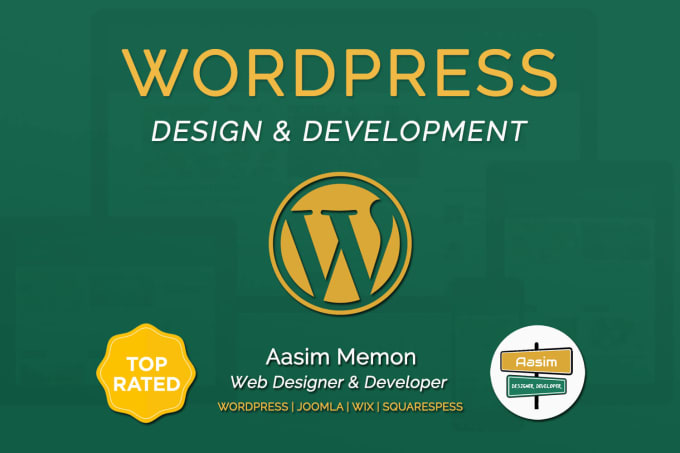 Gig Preview - Create a professional wordpress website with custom design and mobile friendly