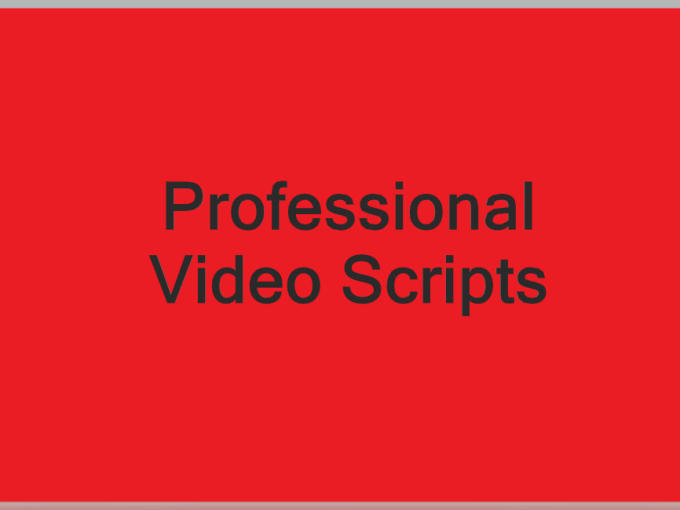 Bestseller - write a catchy script for your promotional video