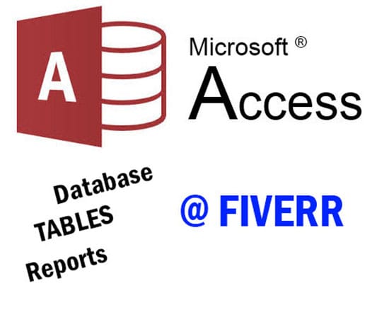 Gig Preview - Create microsoft access database projects for you