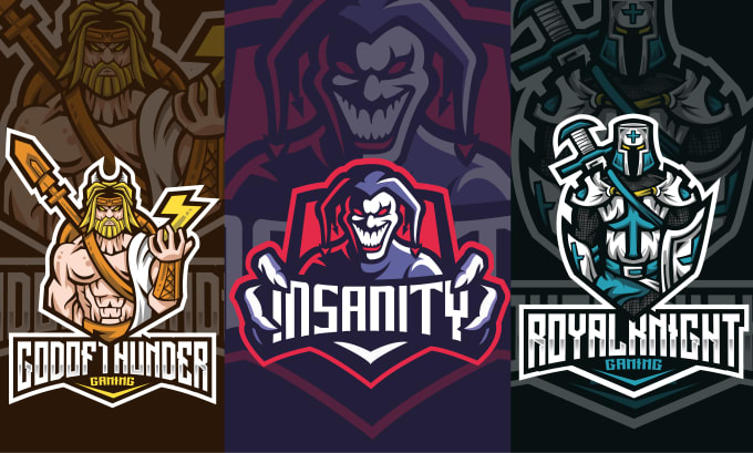 Gig Preview - Do a unique esport logo for youtube, gaming, pubg