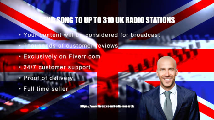 Gig Preview - Send your song up to 310 UK radio stations