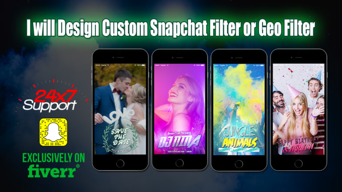 Gig Preview - Design awesome snapchat filter and geofilter