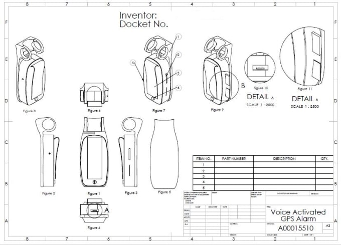 Gig Preview - Create 2d patent drawings for product registration