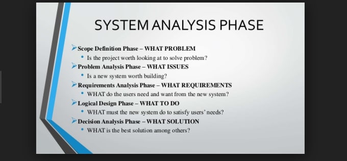 Gig Preview - Assist in system analysis