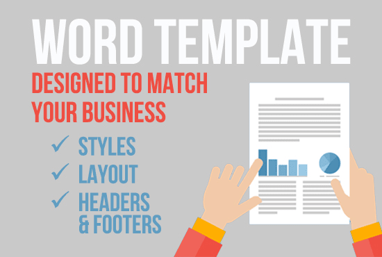 Bestseller - create professional custom microsoft word template design