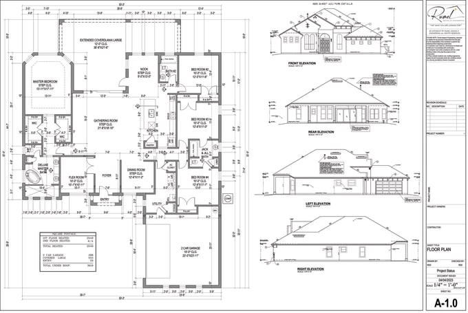 Gig Preview - Make architectural drawing in autocad and revit