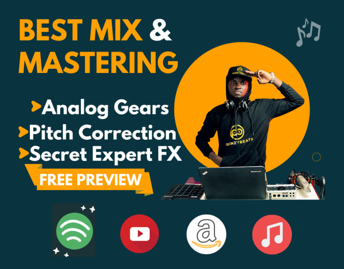 Bestseller - do best quality audio mix and mastering in 24hours