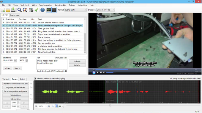 Gig Preview - Make closed captions or subtitles for your english videos